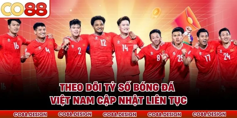Theo dõi tỷ số bóng đá Việt Nam cập nhật liên tục